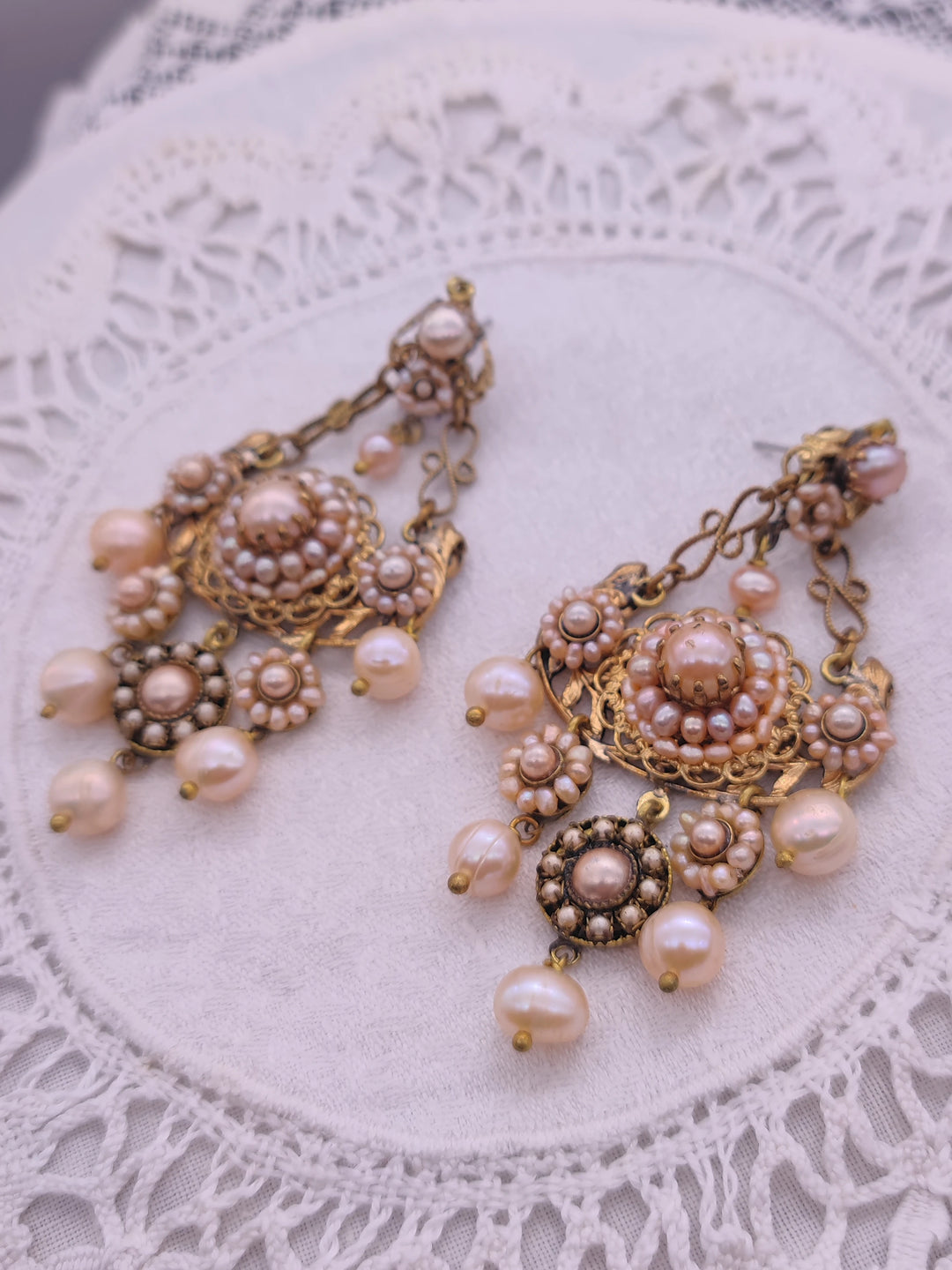 Boucles d'Oreilles Baroques Perle Meravigliose