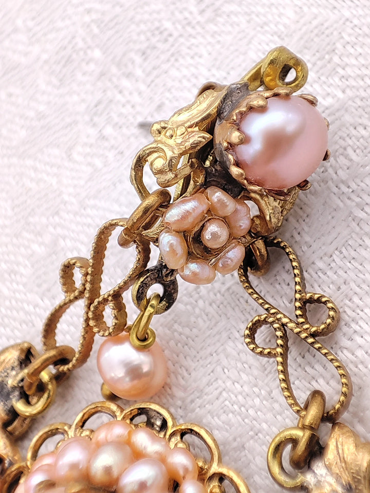 Boucles d'Oreilles Baroques Perle Meravigliose