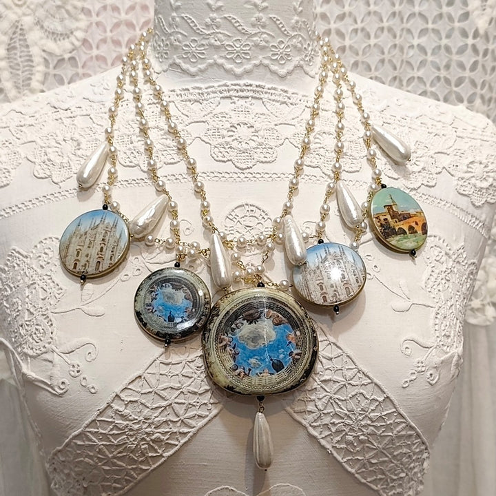 Collier Milano - Baroque | Laiton, Perles et Résines