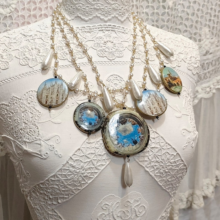 Collier Milano - Baroque | Laiton, Perles et Résines