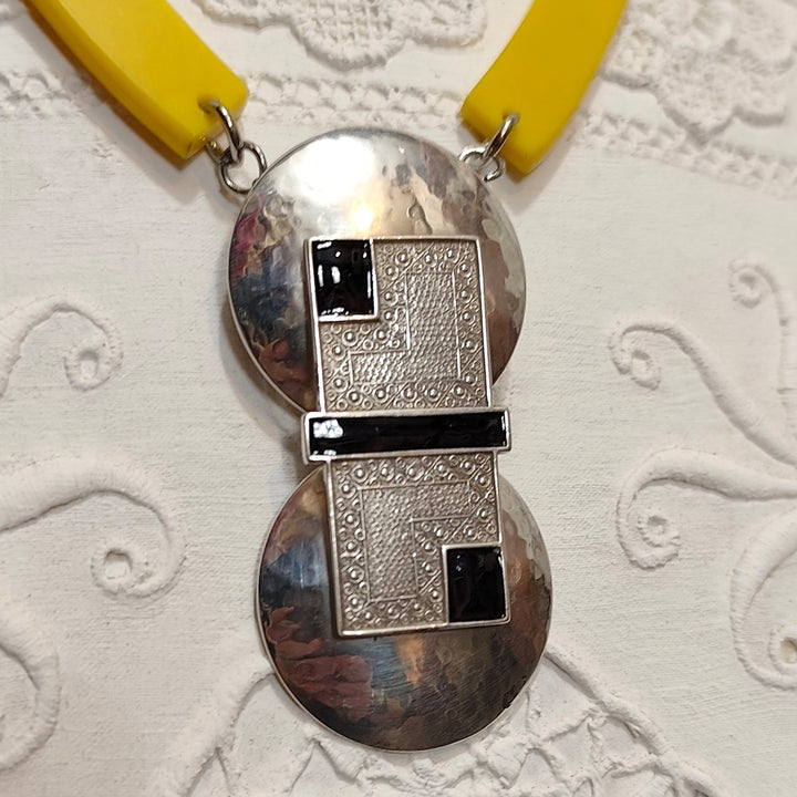Collier Iris - Art Déco | Métal Argenté - Au Bonheur Des Dames Toulouse