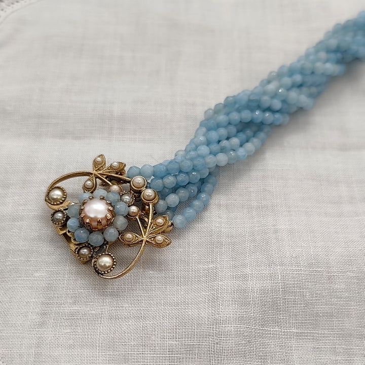 Bracelet Fiori di Venezia - Baroque | Calcédoine, Laiton et Perles