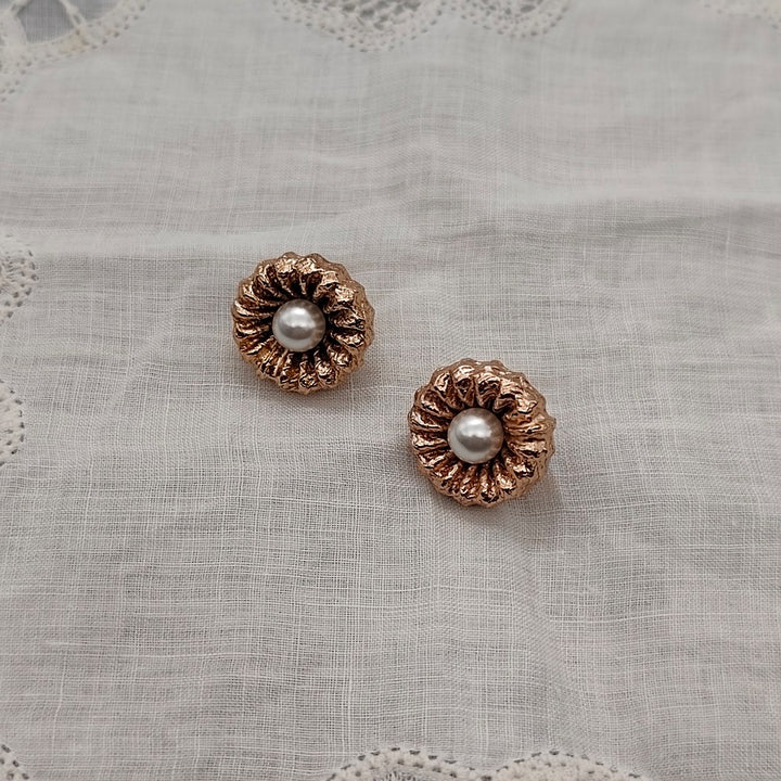 Boucles d'Oreilles Fior di Perla - Baroque | Oro Rosso - Au Bonheur Des Dames Toulouse
