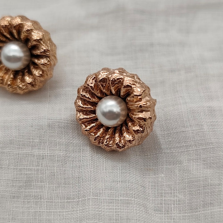 Boucles d'Oreilles Fior di Perla - Baroque | Oro Rosso - Au Bonheur Des Dames Toulouse