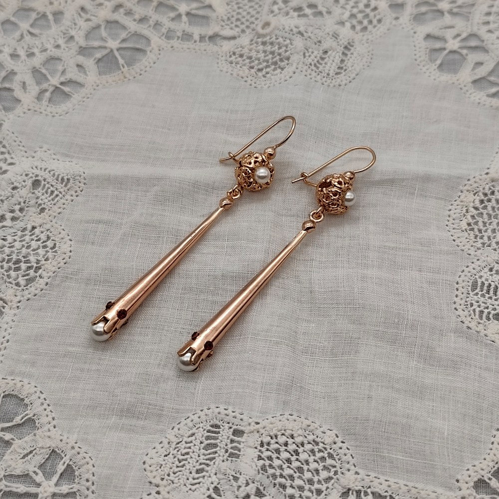 Boucles d'Oreilles Sofia - Baroque | Oro Rosso - Au Bonheur Des Dames Toulouse