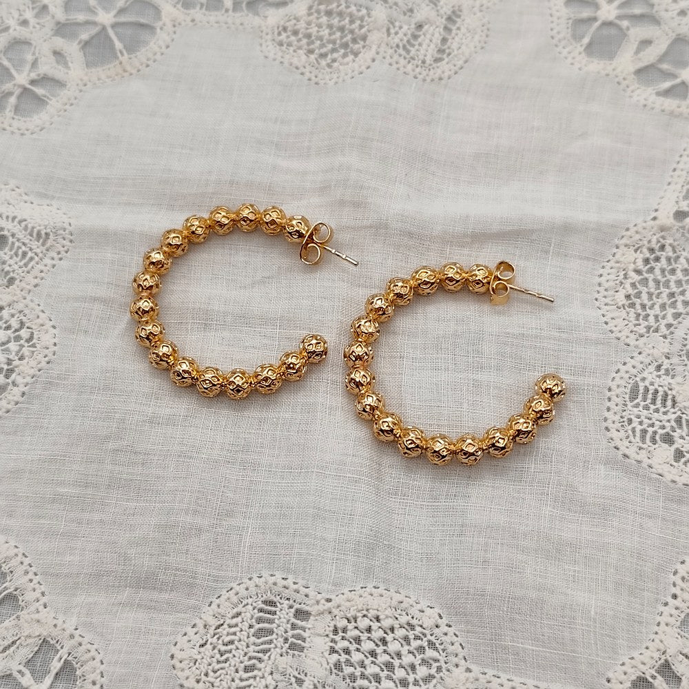 Boucles d'Oreilles Nina - Baroque | Oro Rosso - Au Bonheur Des Dames Toulouse