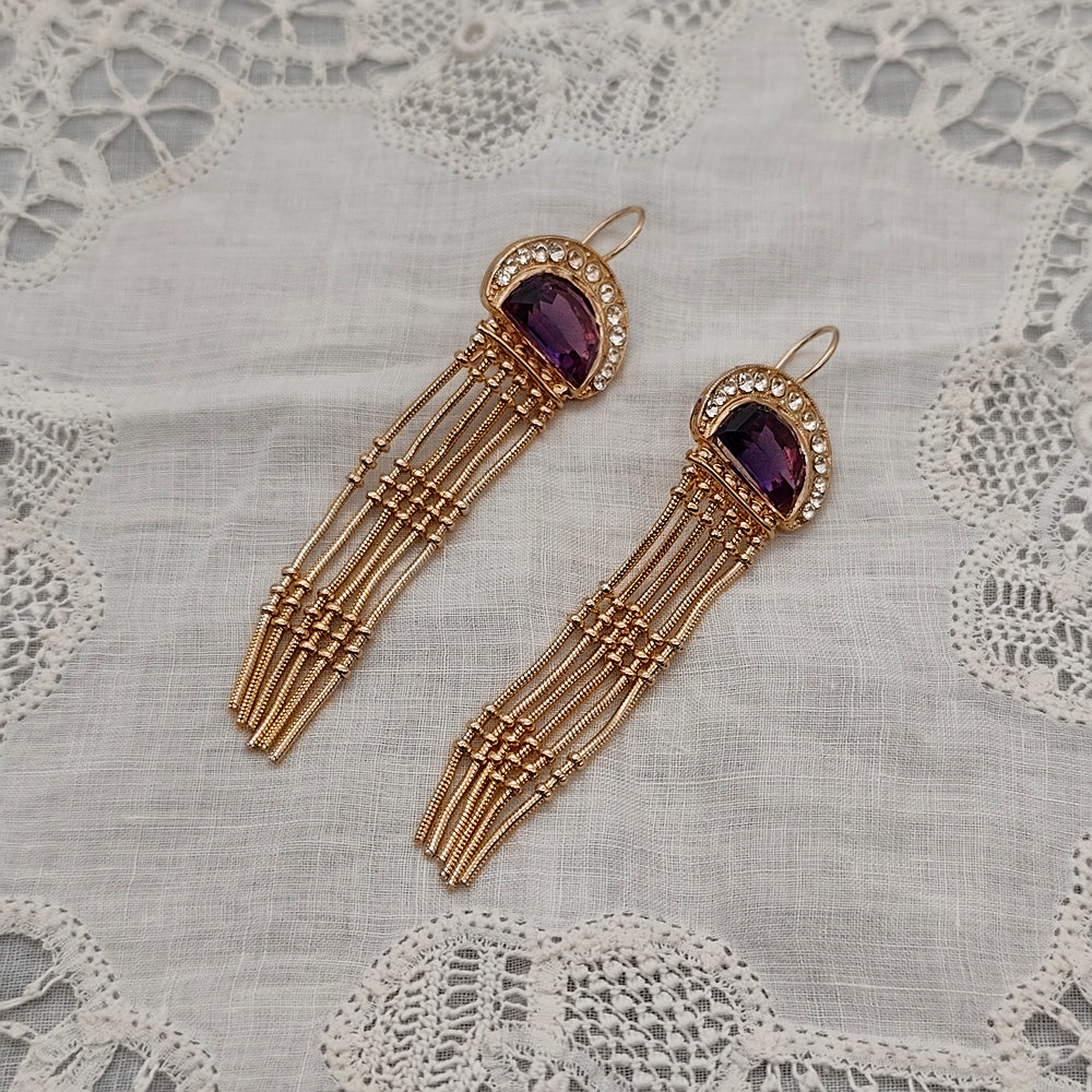 Boucles d'Oreilles Alessandra - Baroque | Oro Rosso - Au Bonheur Des Dames Toulouse