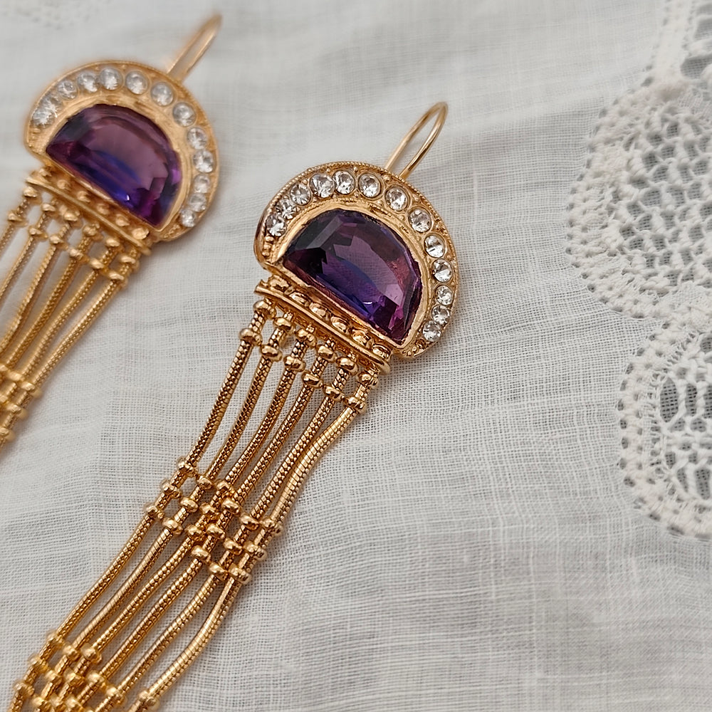 Boucles d'Oreilles Alessandra - Baroque | Oro Rosso - Au Bonheur Des Dames Toulouse