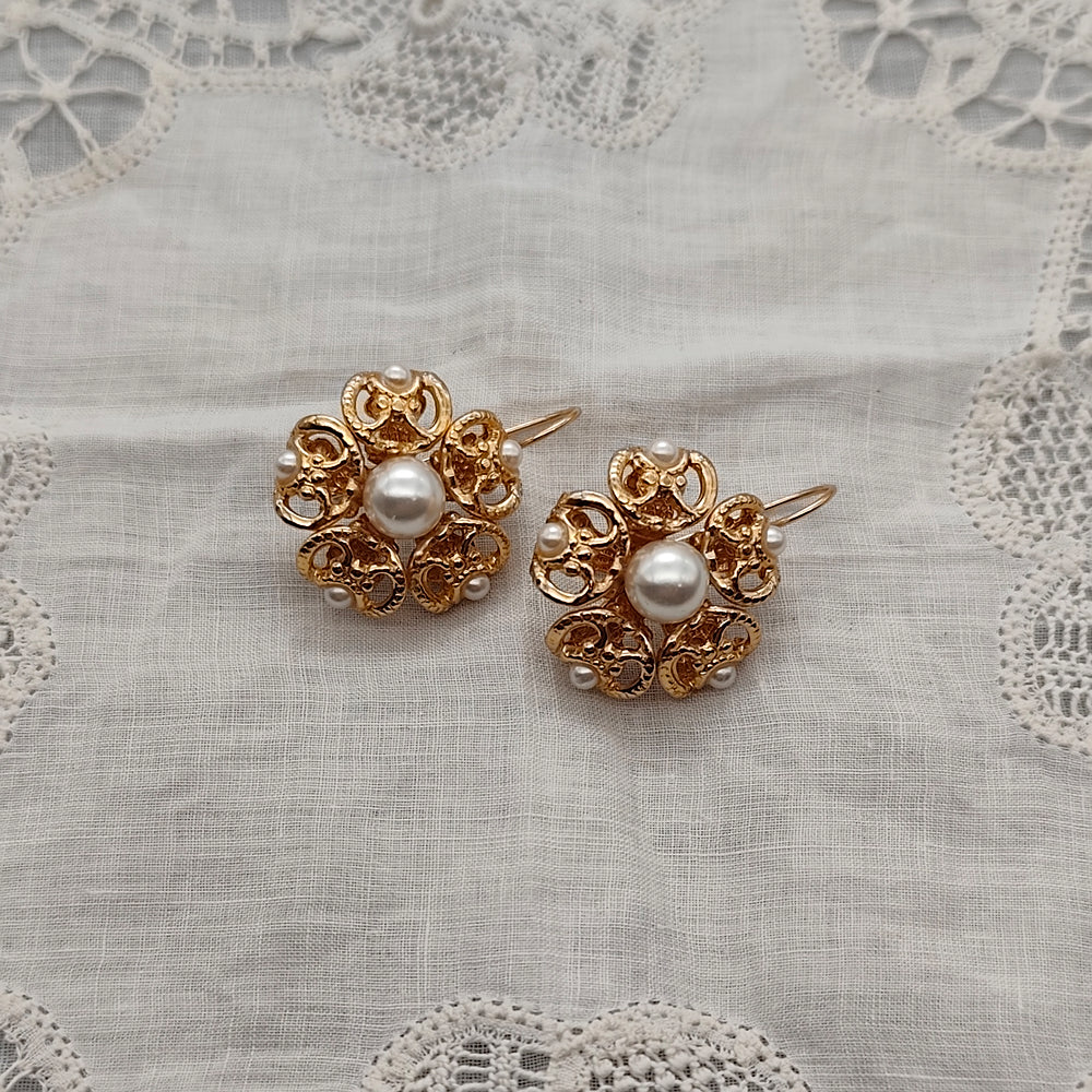 Boucles d'Oreilles Rosalina - Baroque | Oro Rosso - Au Bonheur Des Dames Toulouse