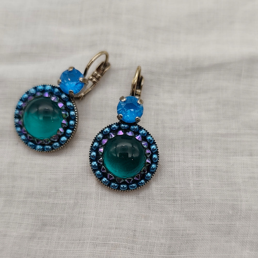 Boucles d'Oreilles Cléo - Fantaisie | Mélanges de Bleus - Au Bonheur Des Dames Toulouse