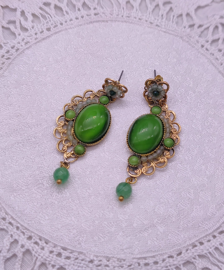 Boucles d'oreilles Artigianale Verde
