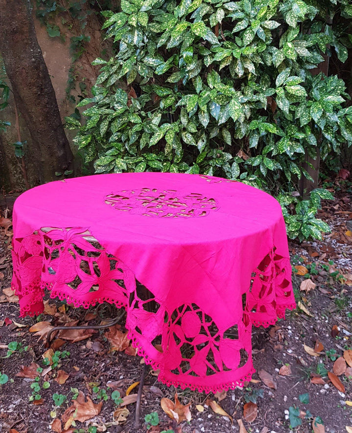 FRUIT ROUGE - Linge de table - Au Bonheur Des Dames Toulouse - ABDD - Art Déco, Broderies, Dentelles, Lin, Linge ancien, Linge de maison, Retro, Vintage